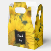 ヒマワリの黄色のフィールド写真 フェイバーボックス (オープン)