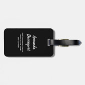 ヒマワリの黄色のフィールド写真 ラゲッジタグ (裏面横)