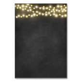 ヒマワリの黒板の披露宴 + ホテルカード テーブルナンバー (裏面)