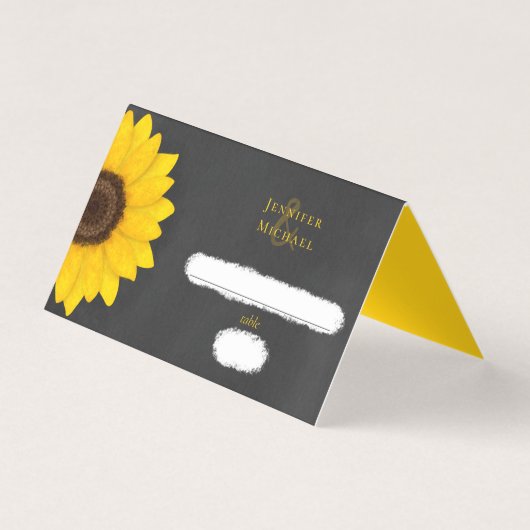 ヒマワリの黒板田舎結婚式 (正面)