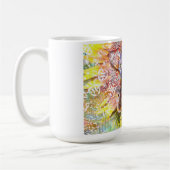 ヒマワリのShivaのマグ コーヒーマグカップ (左)