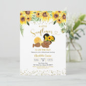 ヒマワリはアフロガールベビーシャワーの途中にある 招待状 (スタンド正面)