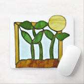 ヒマワリはマウスパッドを緑化します マウスパッド (マウス)