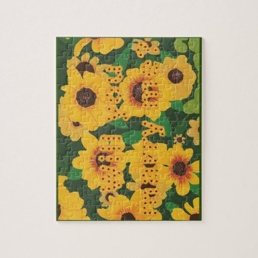 ヒマワリは結婚します私と提案のパズル決定します ジグソーパズル (縦)