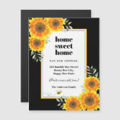 ヒマワリは、甘いホームブラックにモダン帰る (正面/裏面)