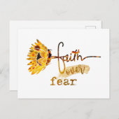 ヒマワリへの恐怖への信仰 ポストカード (正面/裏面)