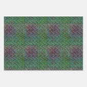 ヒマワリろうけつ染め ラッピングペーパーシート (正面3)