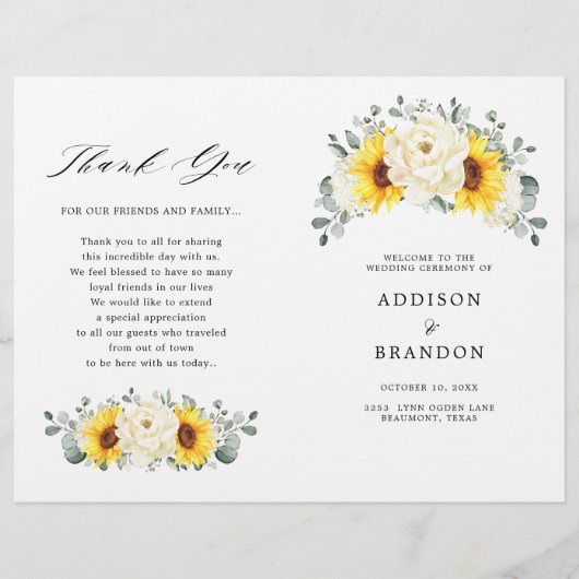 ヒマワリアイボリー牡丹フローラユーカリ計画 (正面)