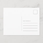 ヒマワリアユーカリ結婚フローラ インビテーションポストカード (裏面)