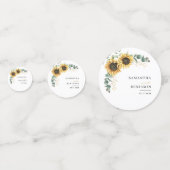 ヒマワリアユーカリ結婚フローラ コンフェッティ (裏面)