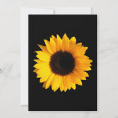 ヒマワリエレガントーカスタムブライダルシャワー 招待状 (裏面)