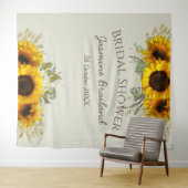 ヒマワリカスタムーズブライダルシャワー タペストリー (インサイチュ(横))