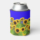 ヒマワリクーラーボックスウクライナフラッグカラーズフリーダム 缶クーラー (缶裏面)