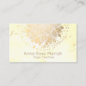 *~*ヒマワリグリッタースピリチュアル 名刺 (正面)