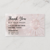 ヒマワリサンキューカード 名刺 (正面)