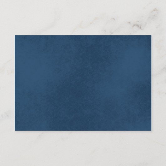 ヒマワリストライプの花が良く望むネイビ素朴ーブルー エンクロージャーカード (裏面)