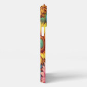 ヒマワリスリム電話ケース iPhoneケース (右側面)