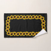 ヒマワリタオルはパーソナライズなヒマワリタオルを置きます バスタオルセット (ハンドタオル)