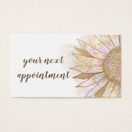 ヒマワリデザインアポイントメントカード