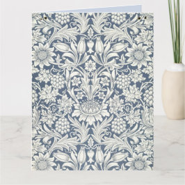 ヒマワリデザイン（ウィリアム·モリス著）ラージカード カード