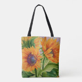 ヒマワリトートバッグ トートバッグ (裏面)