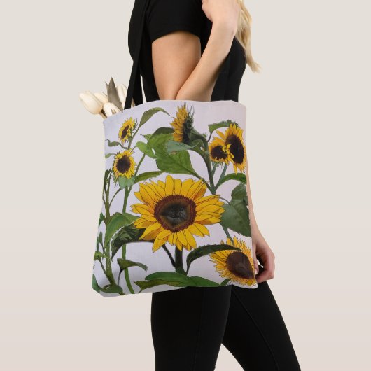 ヒマワリトートバッグ トートバッグ (クローズアップ)