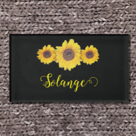 ヒマワリパーソナライズされた- 名札