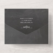 ヒマワリヒマワリ オールインワン招待状 (裏面)