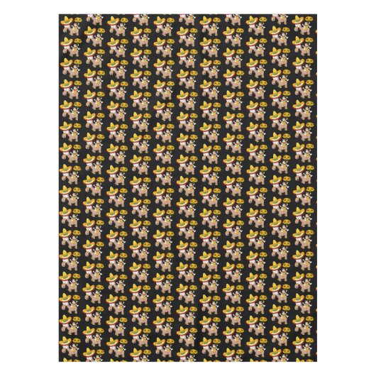 ヒマワリフローラウマタベルクロース テーブルクロス (正面)