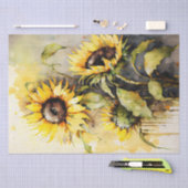 ヒマワリフローラデカップウォータカラー 薄葉紙 (クラフト)