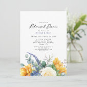 ヒマワリフローラトスカーンブルーリハーサルディナー 招待状 (スタンド正面)