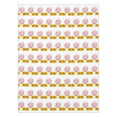 ヒマワリフローラピンクエレファントテーブルクロス テーブルクロス (正面)