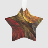 ヒマワリフローラモダン抽象芸術アートパターン オーナメント (裏面)