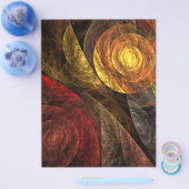 ヒマワリフローラモダン抽象芸術アートパターン チラシ (シングル)