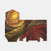 ヒマワリフローラモダン抽象芸術アートパターン フェイバーボックス (折り畳みなし)