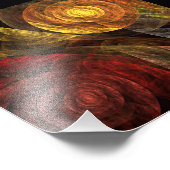 ヒマワリフローラモダン抽象芸術アートパターン フォトプリント            (角)