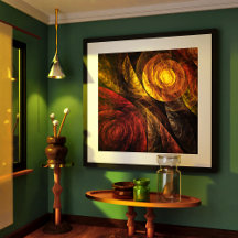 ヒマワリフローラモダン抽象芸術アートパターン