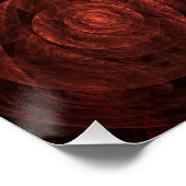 ヒマワリフローラモダン抽象芸術アートパターン ポスター (コーナー)