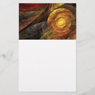 ヒマワリフローラモダン抽象芸術アートパターン 便箋