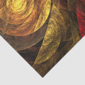 ヒマワリフローラモダン抽象芸術アートパターン 薄葉紙 (詳細)