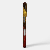 ヒマワリフローラモダン抽象芸術アートパターン Case-Mate iPhoneケース (裏面 / 右)