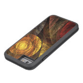 ヒマワリフローラモダン抽象芸術アートパターン Case-Mate iPhoneケース (底)