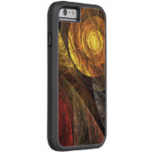 ヒマワリフローラモダン抽象芸術アートパターン Case-Mate iPhoneケース (裏面/右)