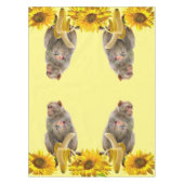 ヒマワリフローラモンキーテーブルクロス テーブルクロス (正面)