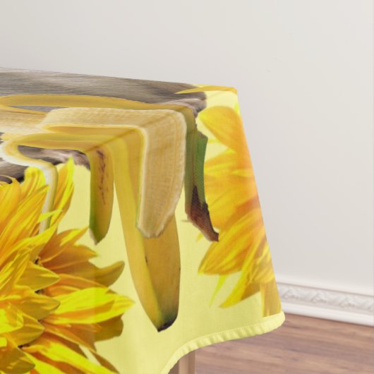 ヒマワリフローラモンキーテーブルクロス テーブルクロス (インサイチュ)