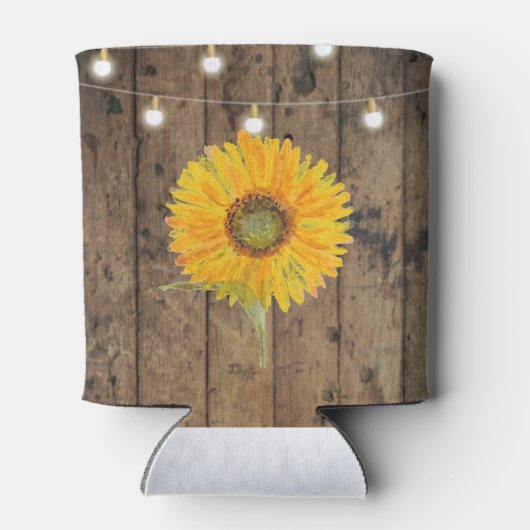 ヒマワリフローラ自然結婚式 缶クーラー (裏面)