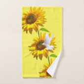 ヒマワリフローラ鳩バスタオルセット バスタオルセット (ハンドタオル)