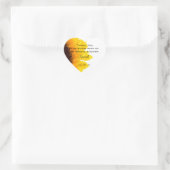 ヒマワリブライダルシャワーサンキュウキエイハートシール ハートシール (バッグ)