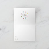 ヒマワリブーケ結婚のサンキューカード カード (内部)