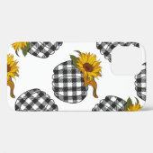 ヒマワリポンプキンの継ぎ目のない模様。ファームホウ Case-Mate iPhoneケース (裏面 (横))